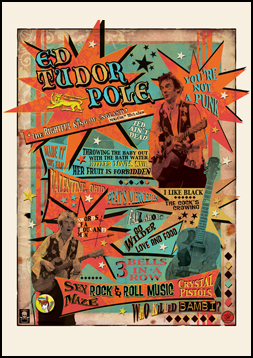Ed Tudor Pole Poster Design by Sophie LO